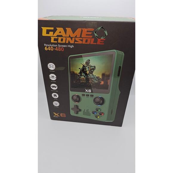 Screen Handheld Game Player X6 Ips Dual Simulators Video Console Retro BLACK - Picture 5 of 5